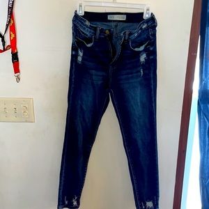 Bke Stella high rise slim fit ankle skinny jeans